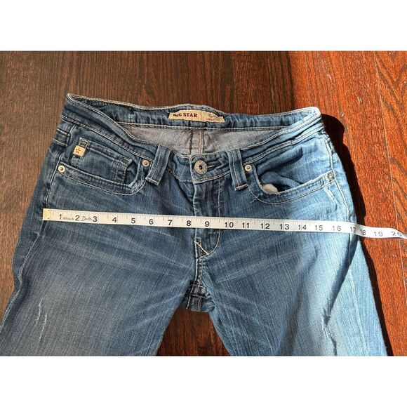 y2k Big Star Casey Low Rise Blue Jeans Size 29L - Picture 7 of 11